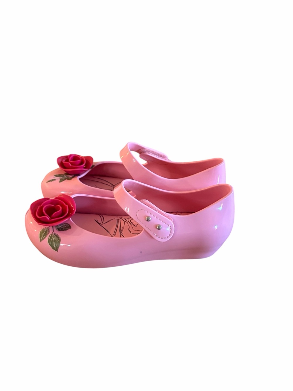 Mini Melissa Ultra Girl + Disney Beauty and the Beast Mary Jane Flats.